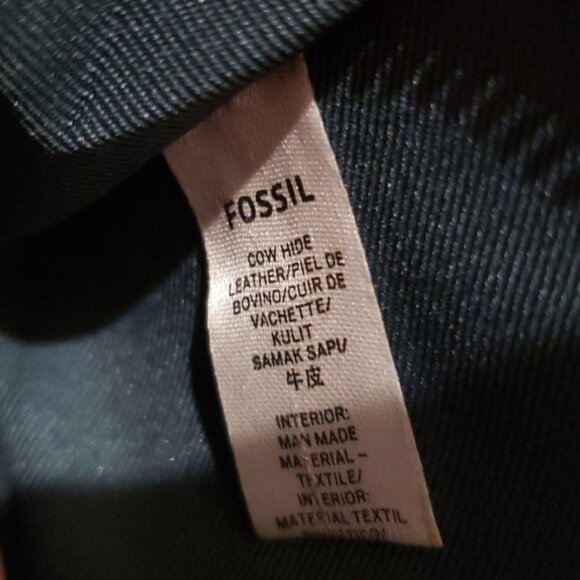 FOSSIL LEATHER MINI LAINIE MULTIFUNCTION WALLET ~ TEAL - Picture 8 of 11